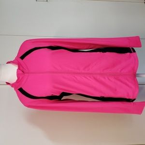 Ideology women Top sport jacket, Size L, color pink/black